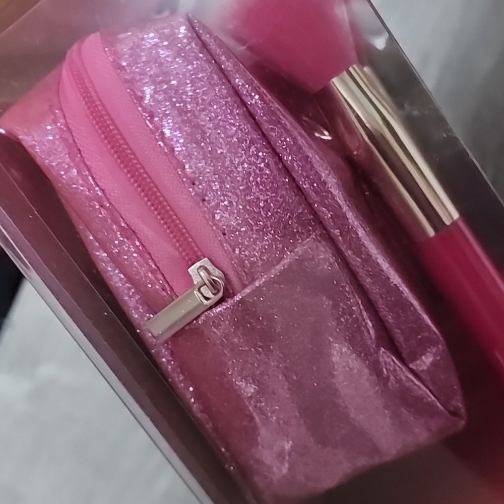 Make Up Brushes With Makeup Bag|Travel Bag Combo Pink - Picture 11 of 12